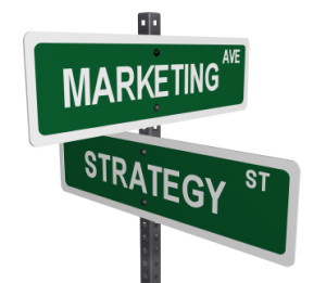 Marketing Strategy sign