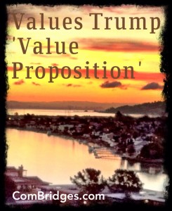 Values Trump Values Proposition