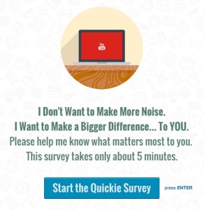 Services Survey welcome page